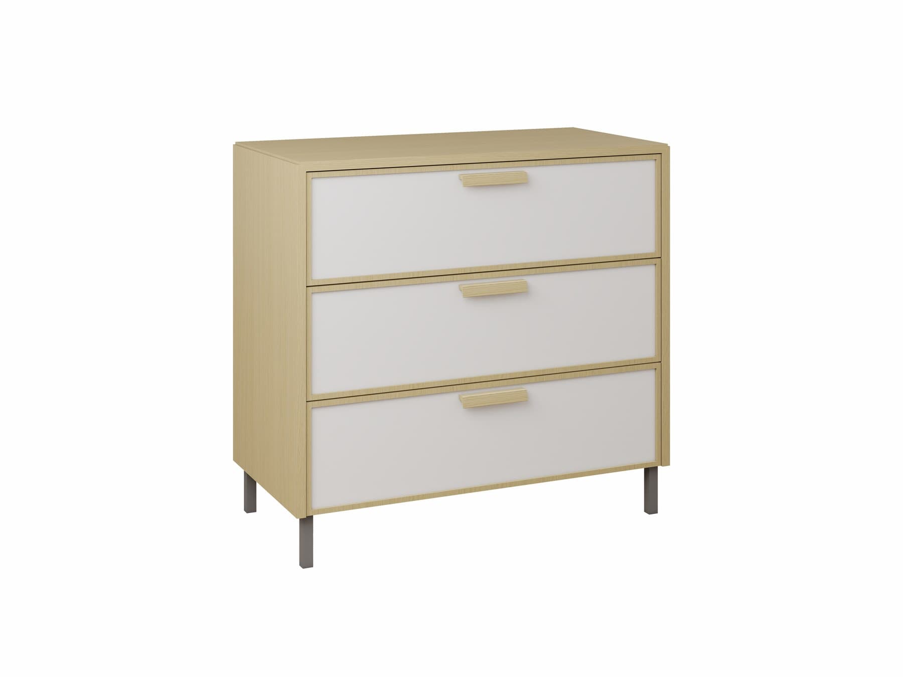 Grooved 3-Drawer Cabinet thumbnail 2