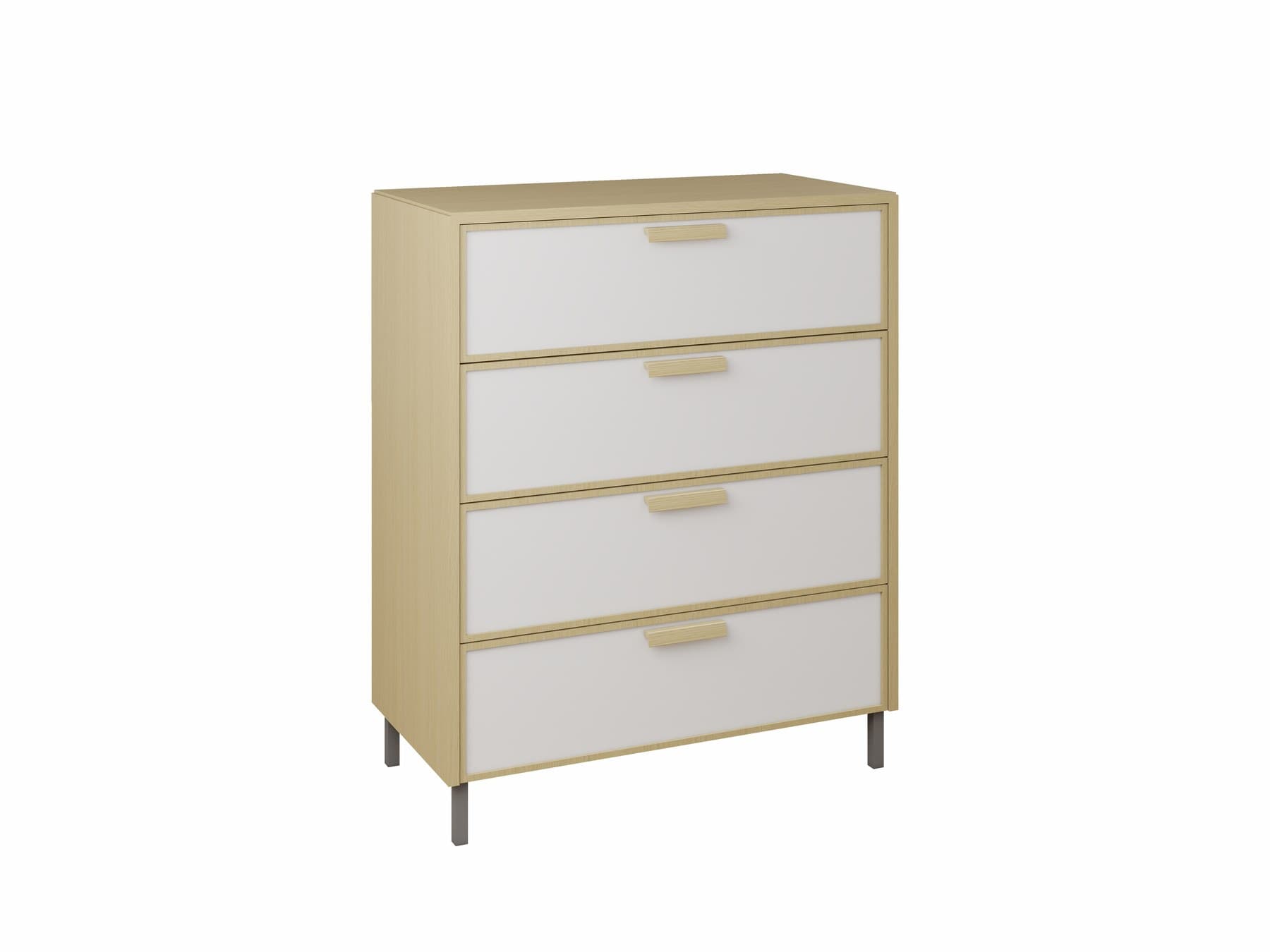 Grooved 4-Drawer Cabinet thumbnail 2