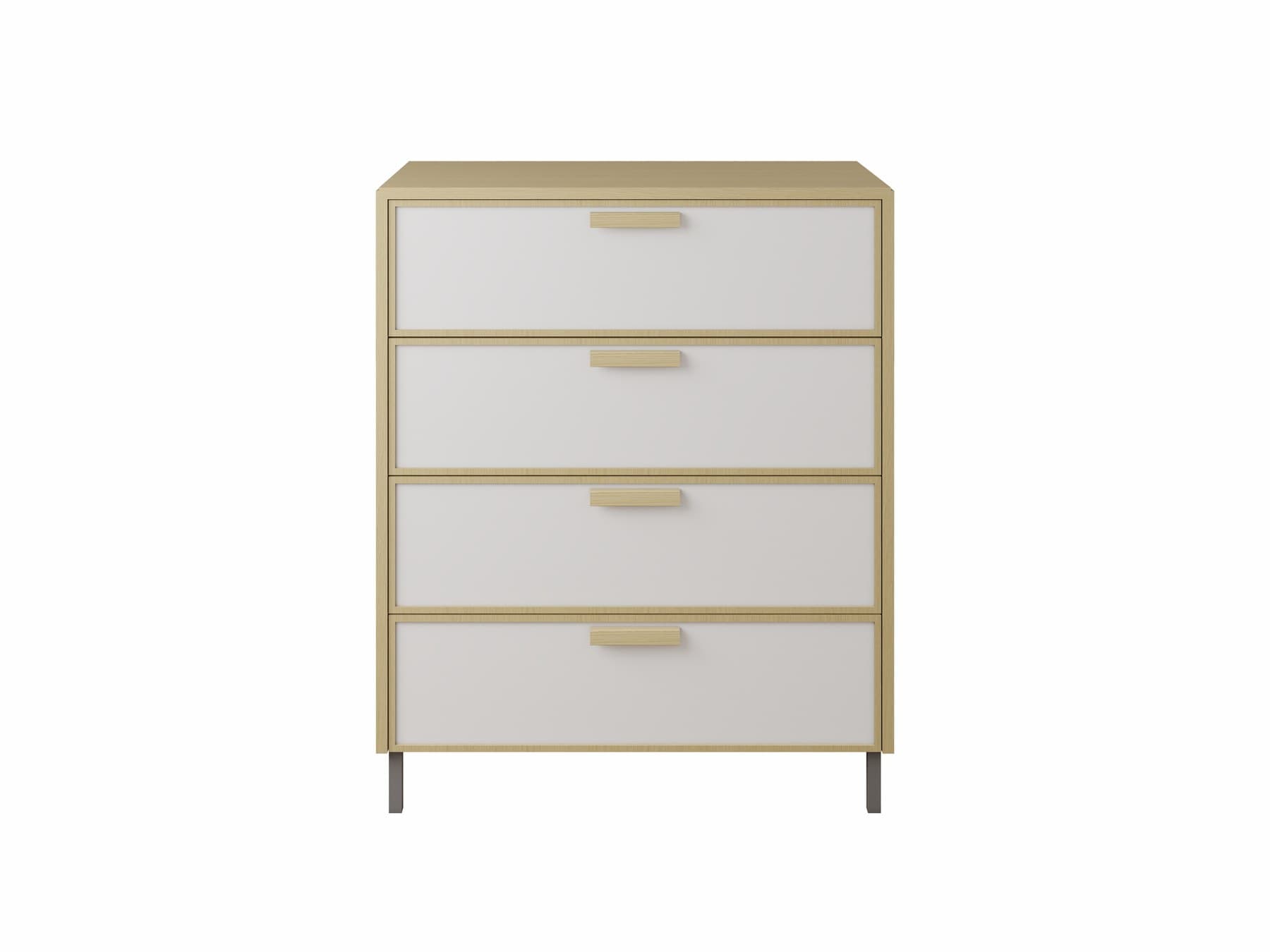 Grooved 4-Drawer Cabinet thumbnail 3