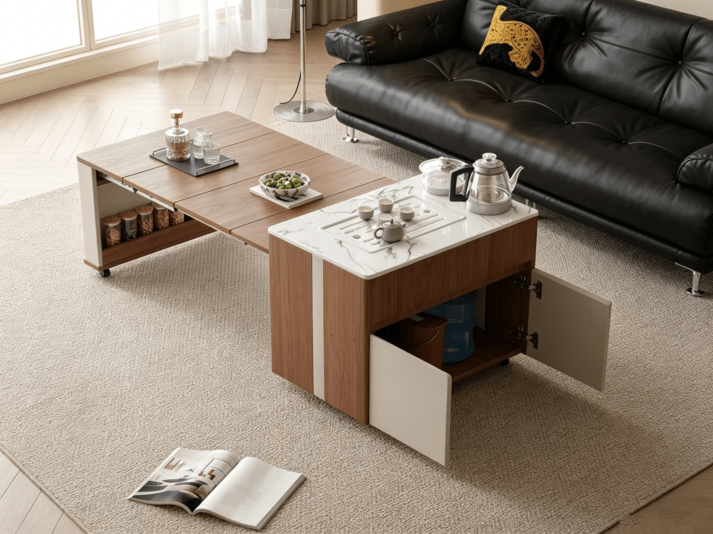 Multi-functional Folding Coffee Table