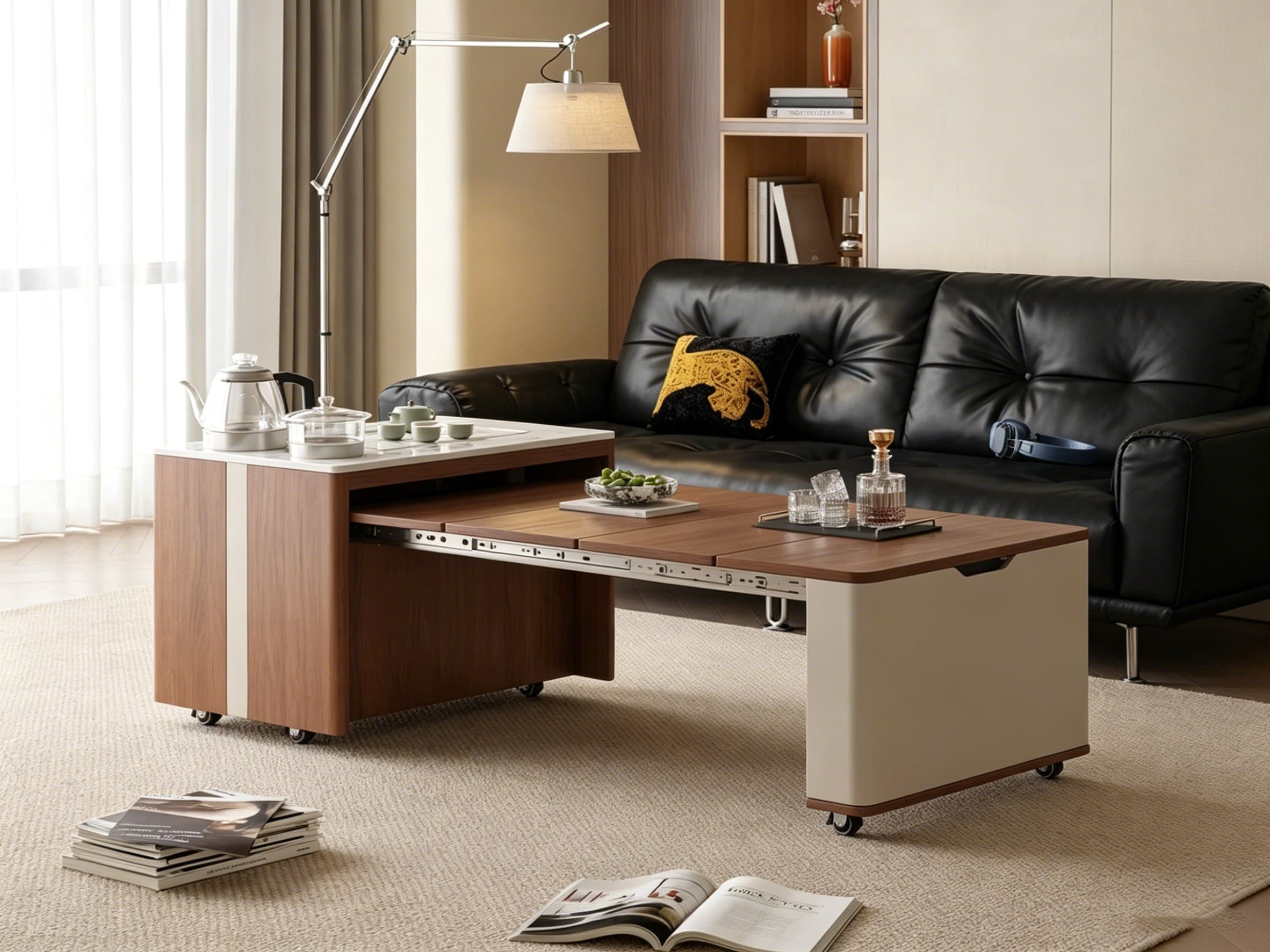 Multi-functional Folding Coffee Table thumbnail 3