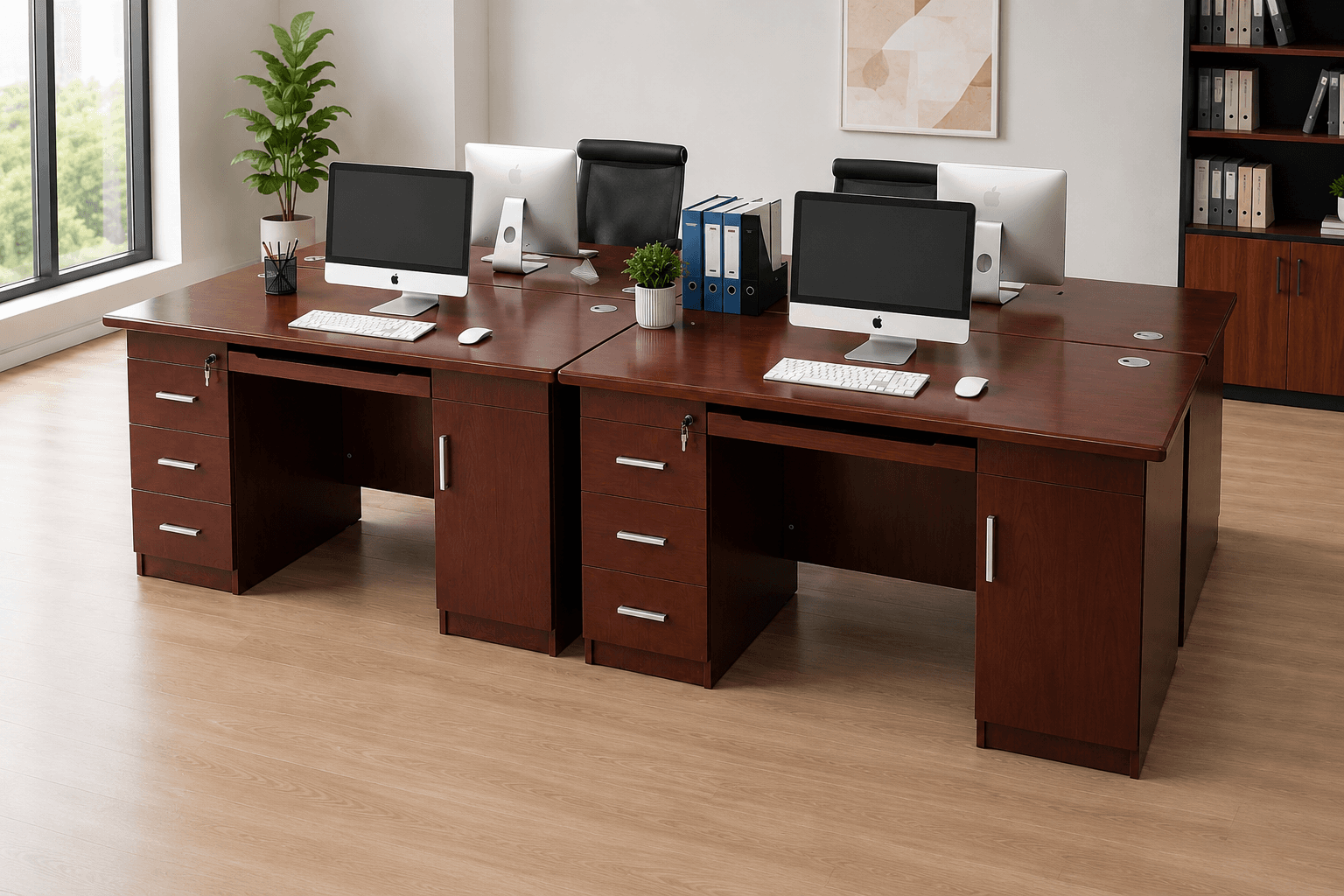 Solid Wood Office Desk