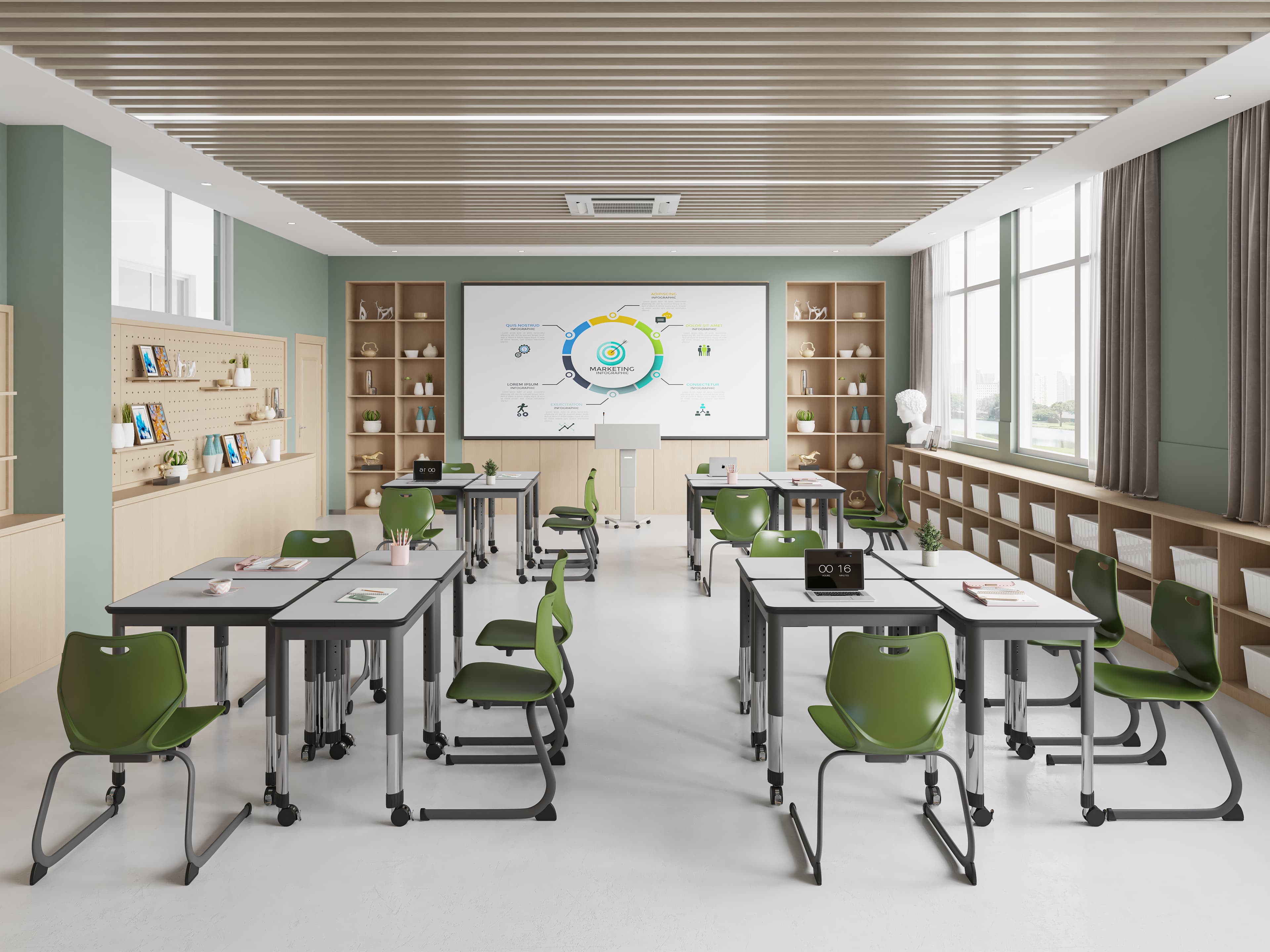 Topu Student Desks & Chairs
