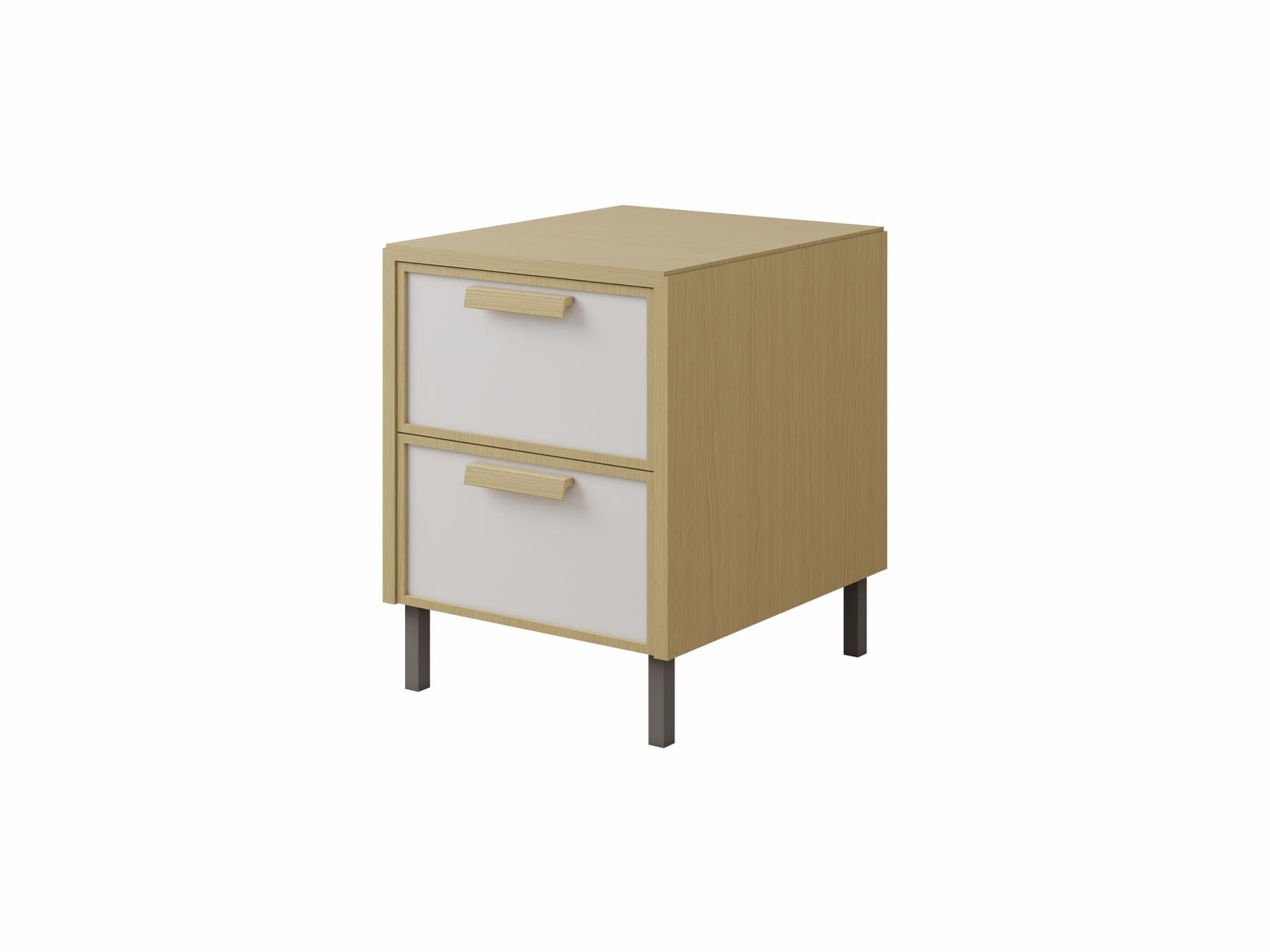 Grooved Bedside Cabinet main view 1