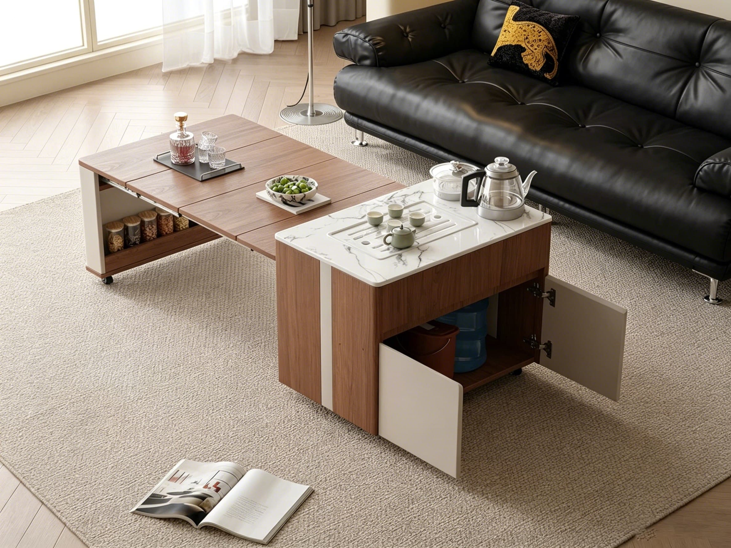 Multi-functional Folding Coffee Table